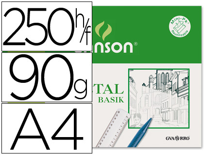 Papel Guarro A4 90-95g/m² vegetal